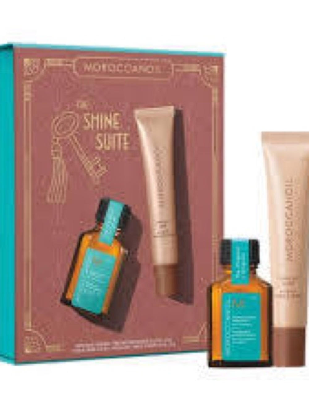 Moroccanoil The Shine Suite Gift Set - Hair Oil and Lip Balm Gift Box (NIB) - Picture 5 of 5